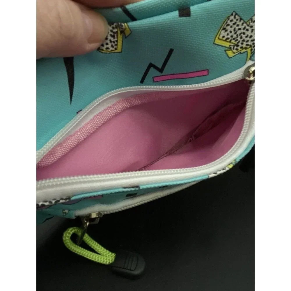 Coacha Dutch Bros Fanny Pack Retro 80’s Style 2017 Waist Bag Aqua Festival - Picture 7 of 9